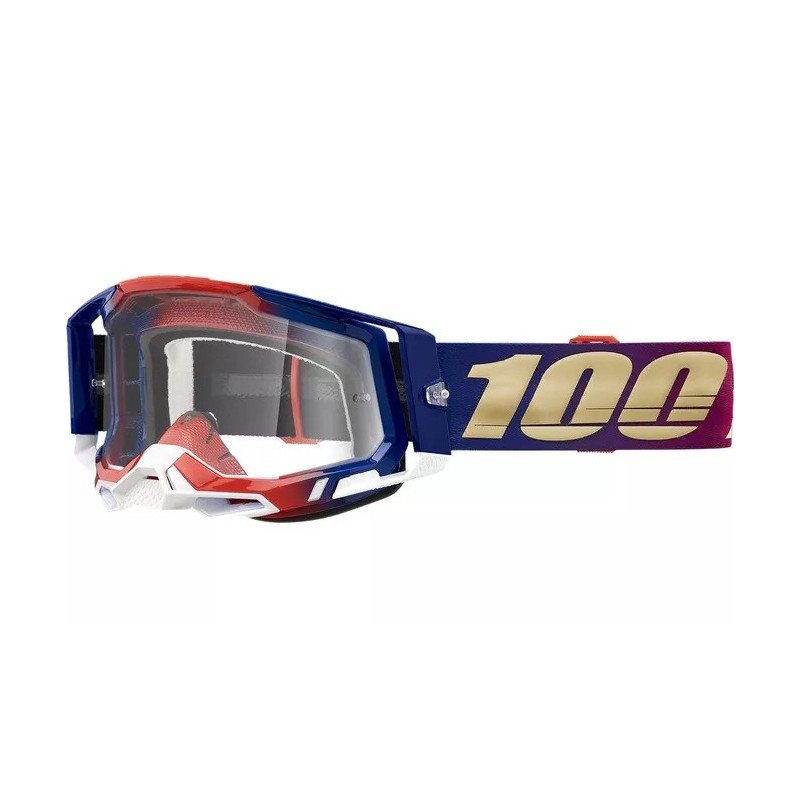 Goggles / Oculos 100% Racecraft 2 United ( lente transparente )