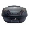 Top Case Sline Preta de 52Litros com Encosto e Base