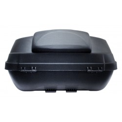 Top Case Sline Preta de 52Litros com Encosto e Base