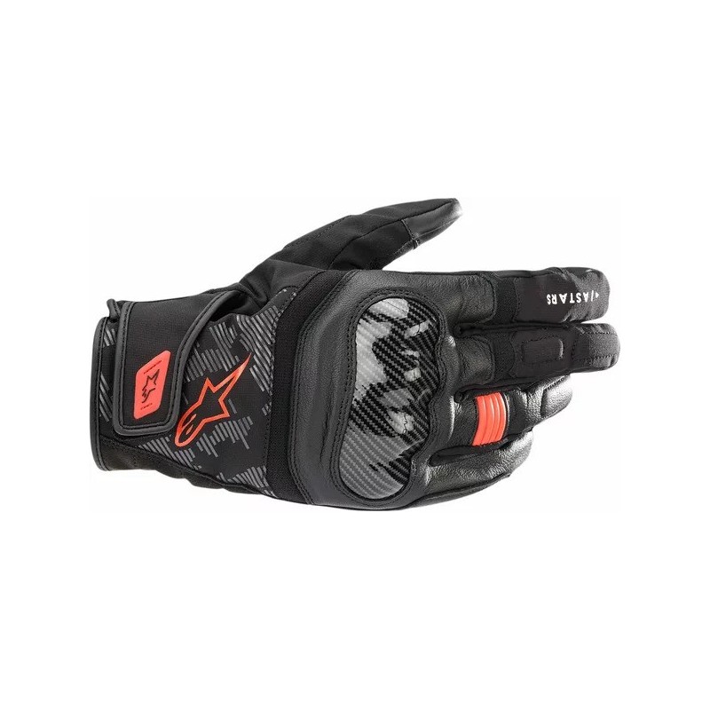 Luvas Alpinestars SMX-Z DS Pretas/Vermelhas