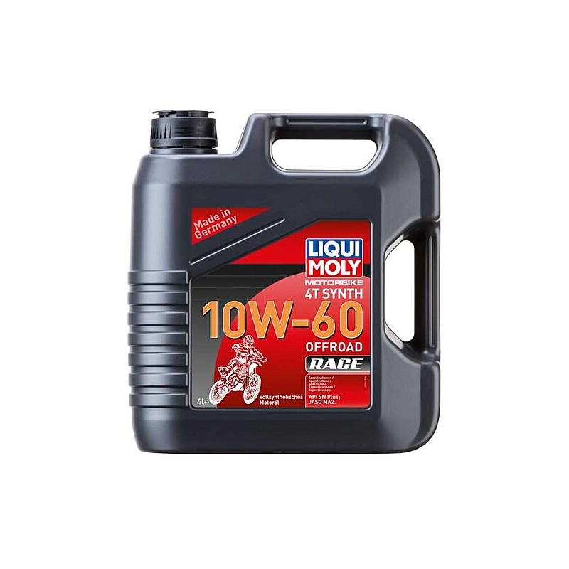 Óleo Liqui Moly 100% sintético 10W60 Off road Race (4L)