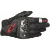 Luvas Alpinestars SMX-1 Air Carbon V2 Pretas/vermelhas