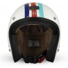 Capacete Gasoline Jet S250 - Branco/Azul/Vermelho