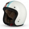 Capacete Gasoline Jet S250 - Branco/Azul/Vermelho