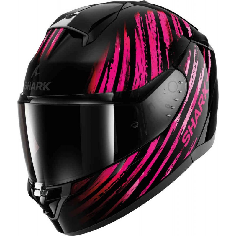 Capacete Shark Ridill 2 Assya Preto/Rosa