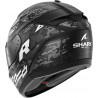 Capacete Shark Ridill 2 Molokai Preto/Branco/Prata