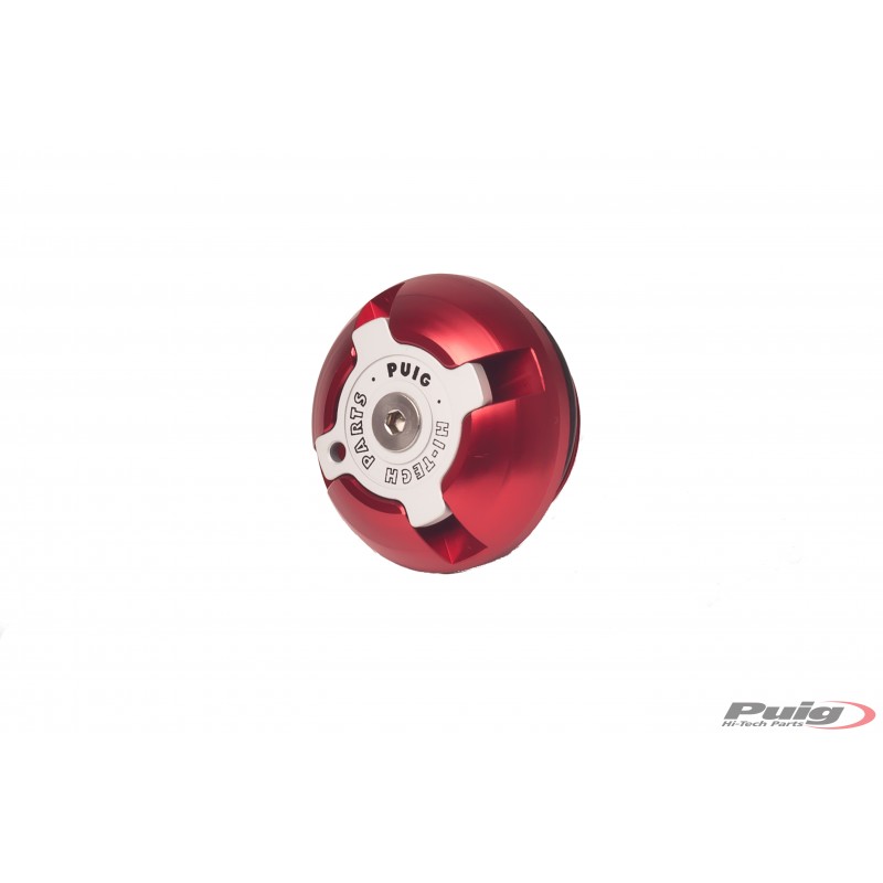 Tampão do Oleo Puig em Vermelho - Yamaha