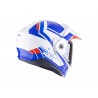 Capacete Scorpion ADX-2 Lewis (Branco, Azul e Vermelho)