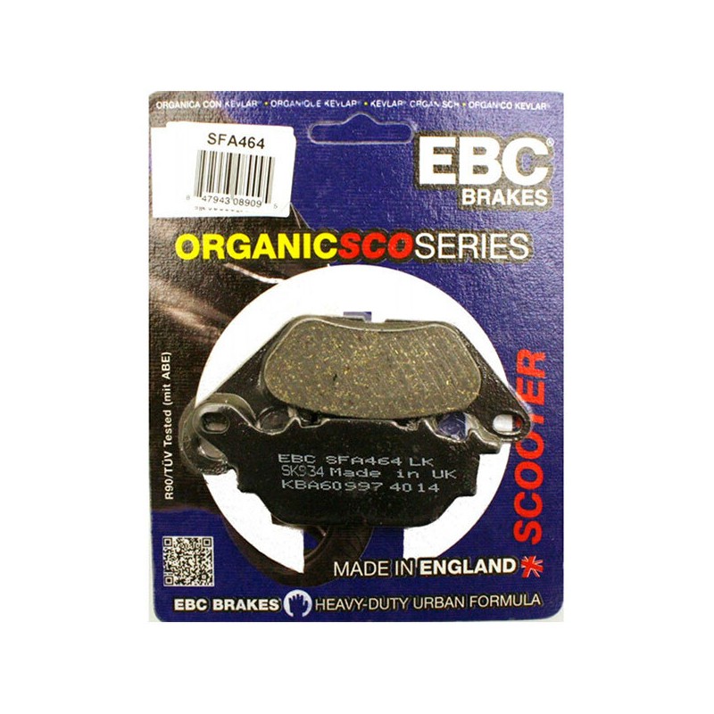 Pastilhas de Travão EBC SFA464 - Yamaha N-max 125 Trás