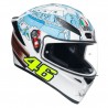 Capacete AGV K1 S Rossi Winter Test 2017