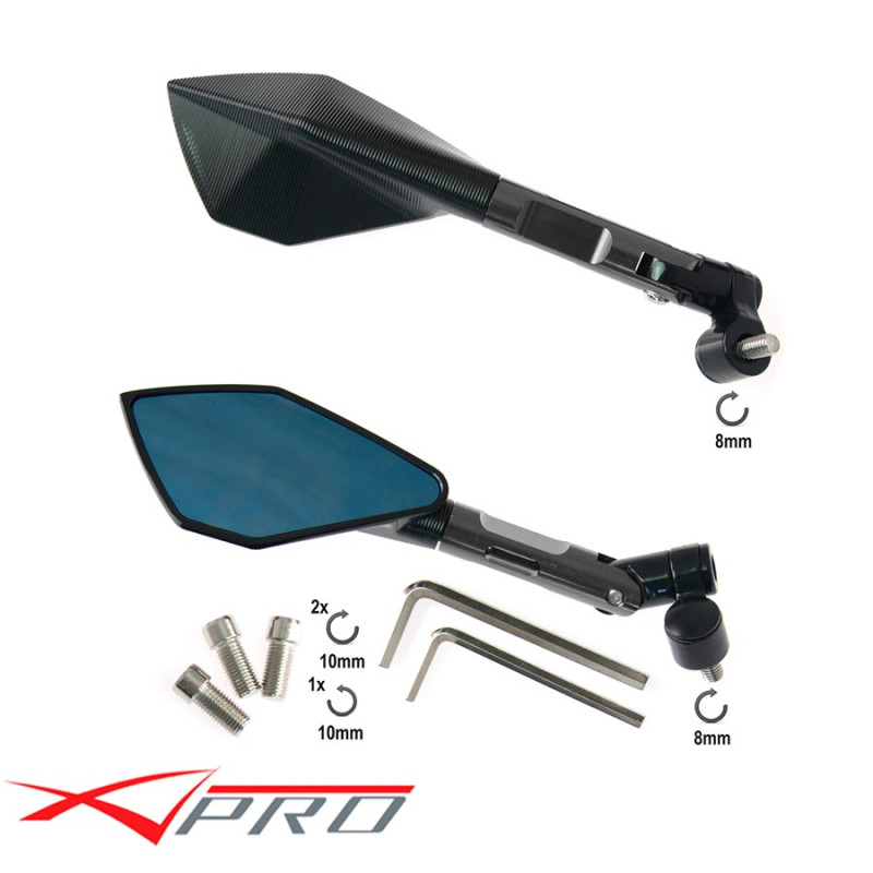 Retrovisor SR 4831 Universal Par (Preto)