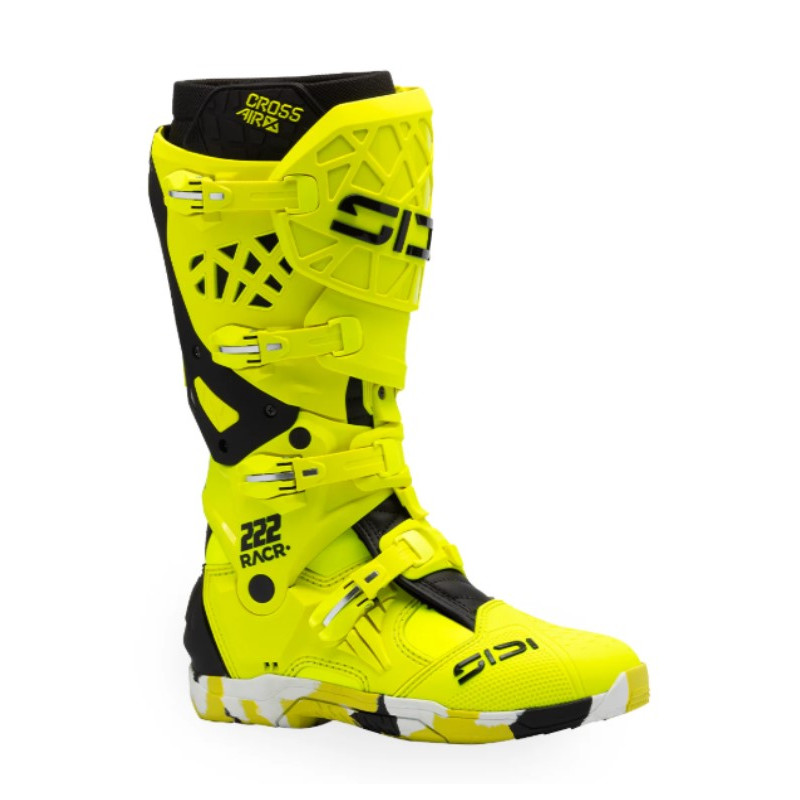 Botas Sidi CrossAir X 222 - Amarelo Fluo/Preto