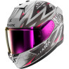 Capacete Shark D-Skwal 3 Blast-R - Prata Mate/Rosa/Preto