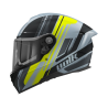 Capacete Integral Unik c/oculo Solar Ultra DV (March Amarelo Fluo)