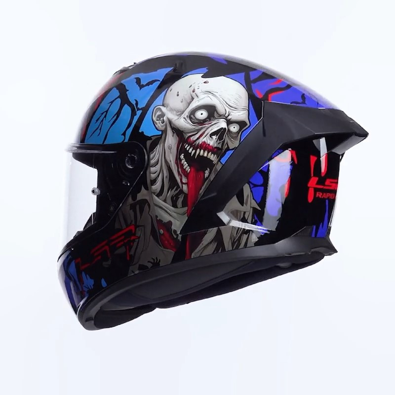 Capacete LS2 FF820 Rapid III Zombie II