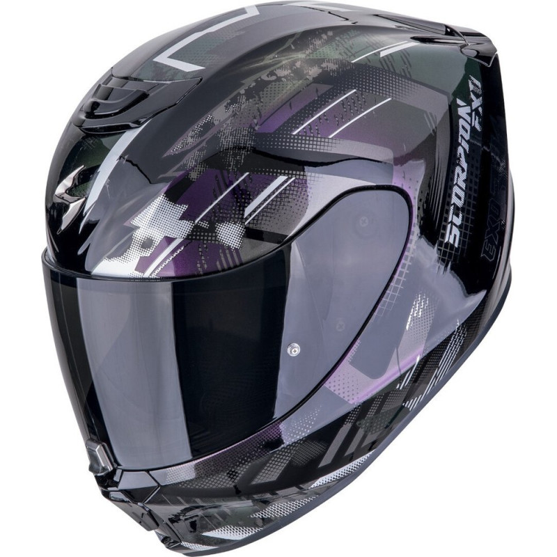 Capacete Scorpion EXO-391 Clutter (Preto/Camaleão)