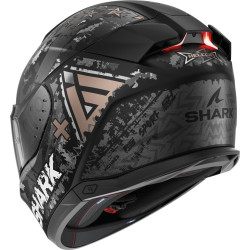 Capacete Shark SKWAL i3 Hellcat (Preto Mate.Crom.Ant)