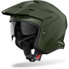 Capacete Trial Airoh Kombakt - Verde Tropa Mate