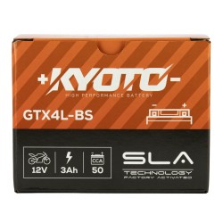 Bateria Kyoto YTX4L-BS / GTX4L-BS SLA - Activada e selada