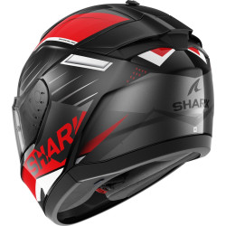 Capacete Shark Ridill 2 Bersek - Preto/Vermelho