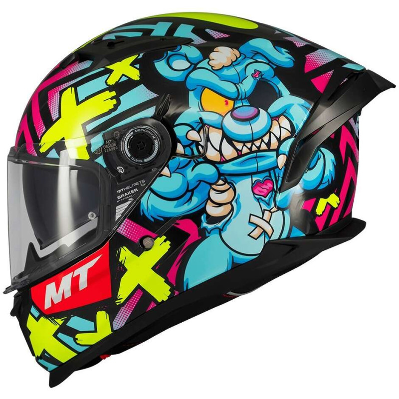 Capacete MT Braker SV Crazy Teddy