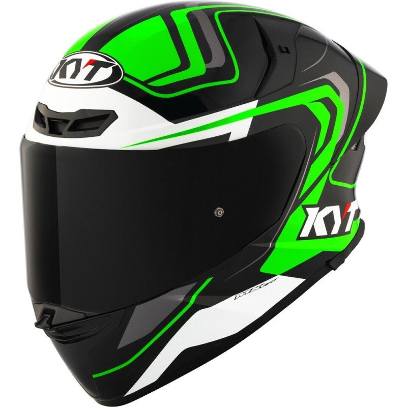 Capacete KYT TT Course Overtech - Verde