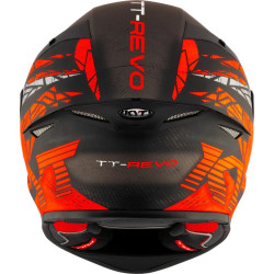 Capacete KYT TT-Revo Combusion Vermelho Mate