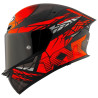 Capacete KYT TT-Revo Combusion Vermelho Mate