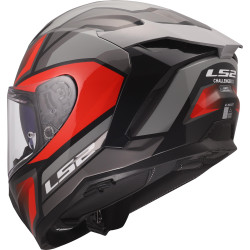 Capacete LS2 Challenger II Viper - Vermelho Brilho