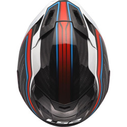 Capacete LS2 FF807 Dragon Subic - Branco/Azul/Verm.