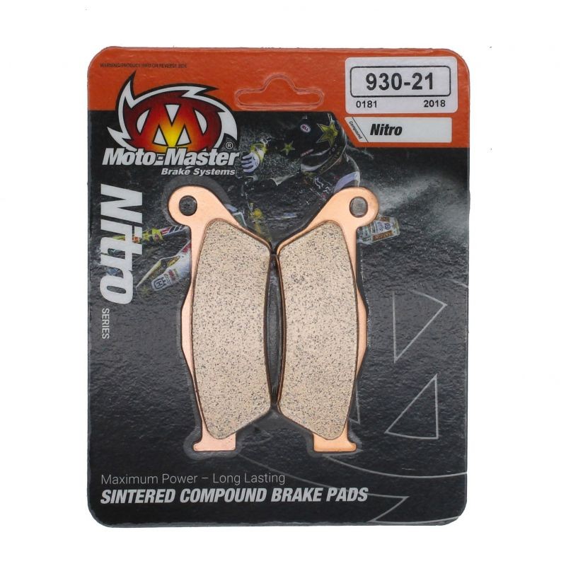 Pastilhas de Travão Motomaster Nitro - 093021