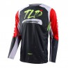 Jersey / Camisola Troy Lee Designs GP Partical Preta/Vermelha