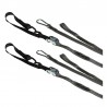 Cintas 1.0 RFX Race Series (cinza/preto) com alça de extensão extra e mosquetão