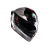 Capacete AGV K1 S Lap Matt Preto/Cinza/Vermelho
