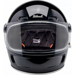Capacete Biltwell Gringo SV (com viseira) - Preto brilho