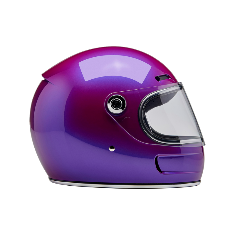 Capacete Biltwell Gringo SV (com viseira) - Roxo