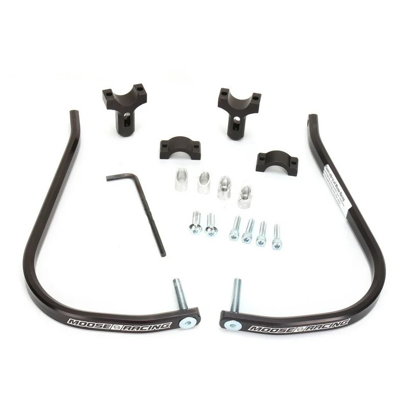 Proteções de Mãos Moose Racing em Aluminio - Preto